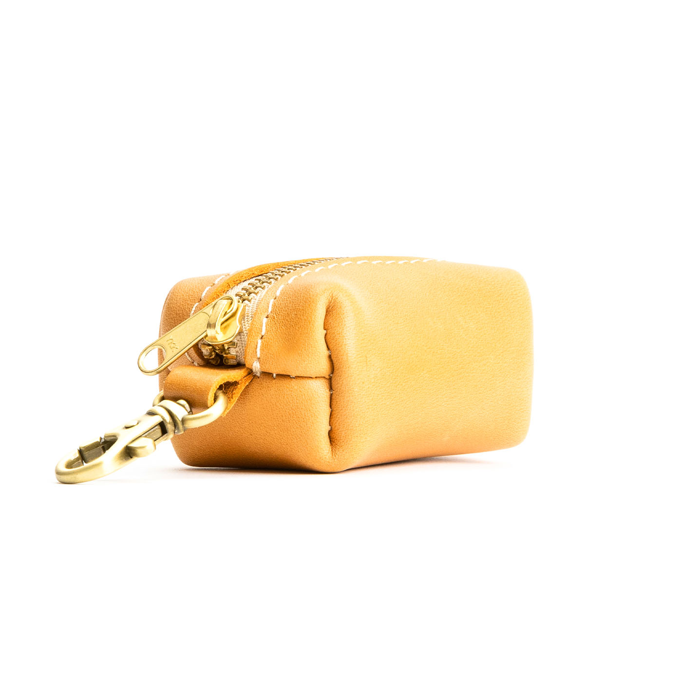 All Color: Sunflower | Leather small keychain pouch